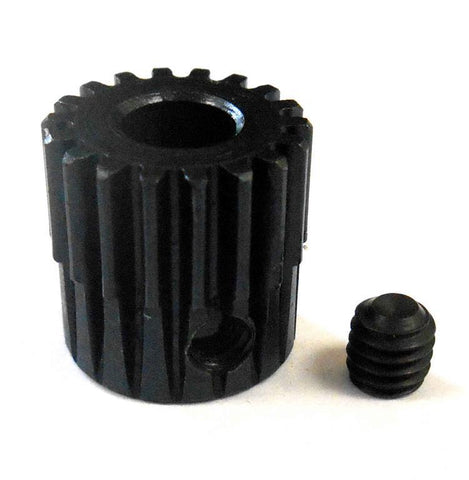 L618B Module 0.6 0.6M 18T 18 Teeth Tooth Motor Pinion Gear Black 540 5mm Bore