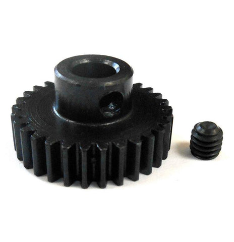 L630B Module 0.6 0.6M 30T 30 Teeth Tooth Motor Pinion Gear Black 540 5mm Bore