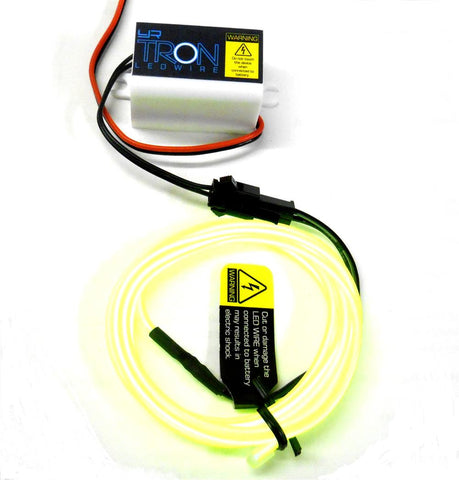 LK-0029YW 1/10 or 1/8 Body Shell Cover TRON LED Wire Light Tube Kit Set Yellow