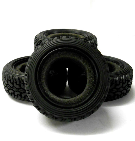 LY8019 1/10 Scale RC On Road Car Rubber Tread Rally Tyre Tire Soft x 4