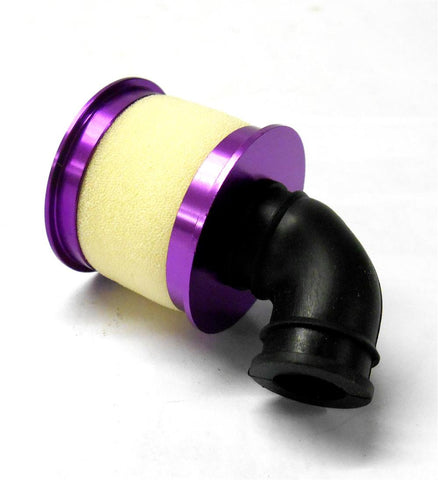 N10003 04104 04104B 1/10 Scale Alloy Purple RC Nitro Engine Air Filter