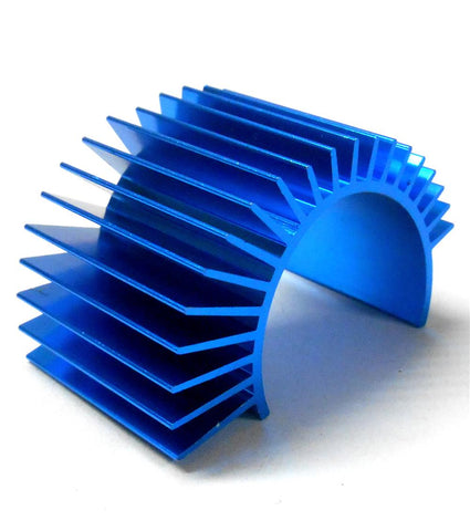 N10029 03300 RC 540 550 Motor Heatsink Heat Sink Vented Light Blue 35mm x 1