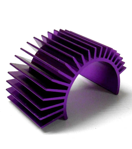 N10030 03300 RC 540 550 Motor Heatsink Heat Sink Vented Purple 35mm x 1