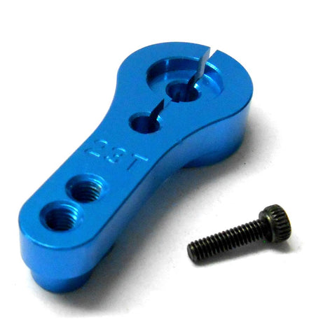 N10044 1/10 1/8 Scale RC Steering Servo Horn Arm 23 Teeth Tooth 23T Light Blue