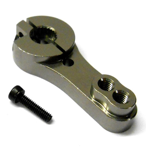 N10061 1/10 1/8 Scale RC Steering Servo Horn Arm 23 Teeth Tooth 23T Titanium x 1