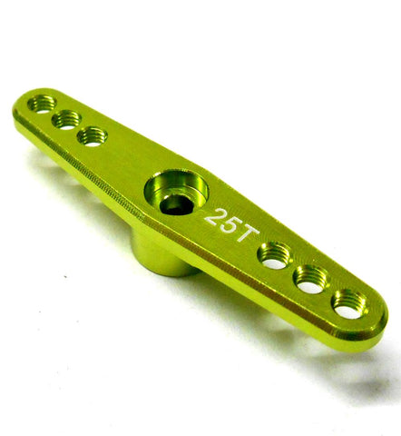N10087 1/10 1/8 Scale RC Throttle Servo Horn Arm 25 Teeth Tooth 25T Green Double
