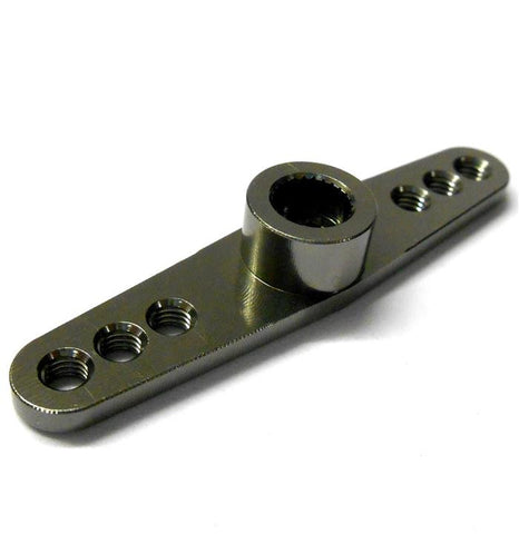 N10090 1/10 1/8 Scale 2 Point RC Throttle Servo Horn Arm 25 Teeth Tooth 25T Grey