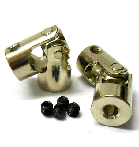 N10209 Uni Universal Joint Cup Silver Alloy 9mm Outer 4mm 3.17mm Inner Diameter