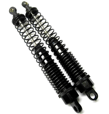 N180007BL 1/10 Scale Truck 2 Shock Absorber Alloy HSP 120mm Long Black x 2