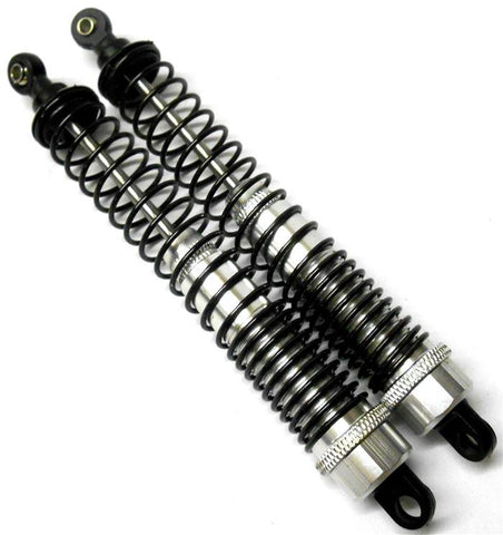 N180007S 1/10 Scale Buggy Shock Absorber Alloy HSP 120mm Long Silver x 2