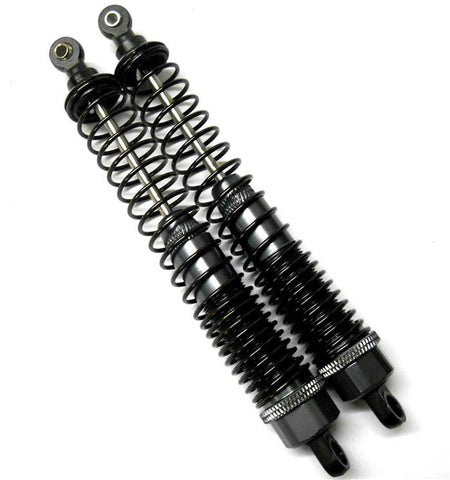 N180007T 1/10 Scale Buggy Shock Absorber Alloy HSP 120mm Long Titanium Colour 2