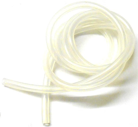 S10010W White Silicone RC Nitro Glow Fuel Line Tube Pipe 1 Meter 4mm x 2.5mm