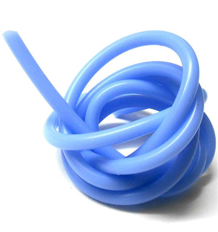 S10010B Light Blue Silicone RC Nitro Glow Fuel Line Tube Pipe 1 Meter 5mm x 2mm