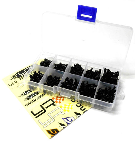 SSS-300 RC Screw Set Kit Button Flat M3 3mm 6mm 8mm 10mm 12mm Stainless Steel