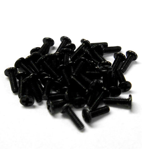 SSS-50BK RC Drift Body Kit Wheel Arch Micro Fender Screw 1.2mm x 4.9mm x50 Black