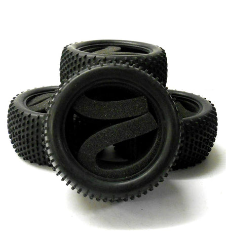 TY-004 1/10 Scale Off Road Monster Truck Tyre Tire Black x 4 110mm x 55mm V4