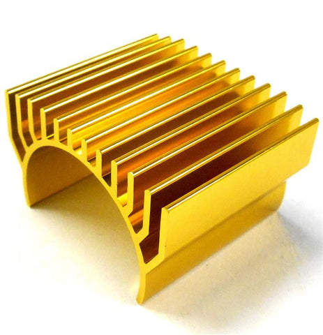 AH002 550 540 Motor Cooling Heatsink Heat Sink Vented Vent Top Gold 35mm x 1