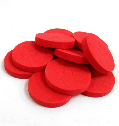 YA-0242RD 1.10 1.8 Car Body Shell Cover Protect Sponge Pad Set x 10 Red 4mm