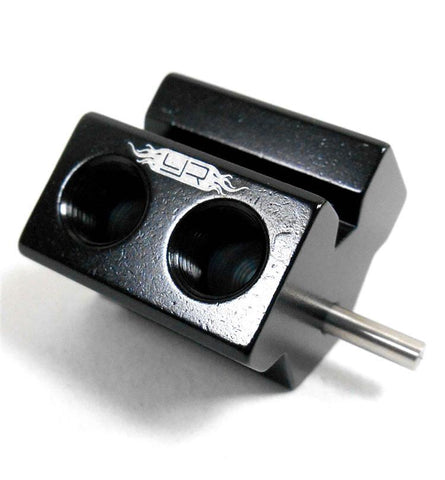 YA-0273BK RC Nitro Engine Turbo Glow Plug Protector 4 Black Alloy