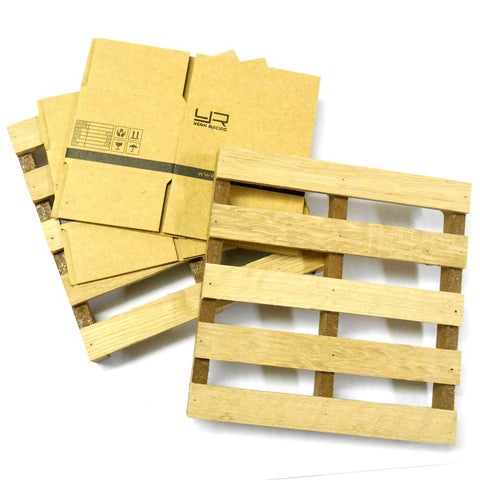 YA-0399 1/10 RC Rock Crawler Truck Body Shell Cover Wooden Loading Pallet