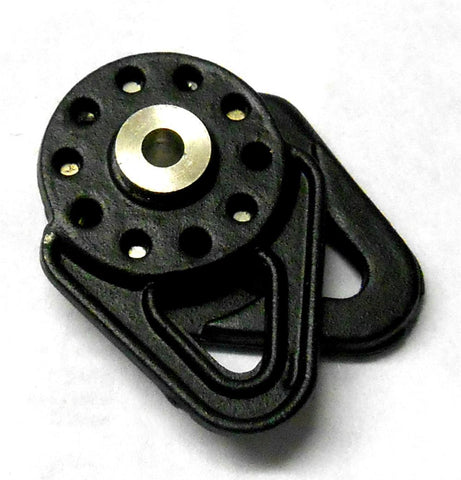 YA-0460BK 1/10 Scale RC Rock Crawler Heavy Duty Winch Snatch Pulley Block Black