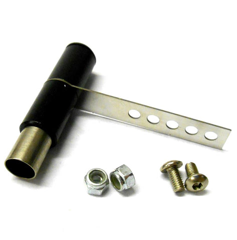 YA-0466 1/10 Scale RC Body Shell Stainless Steel Single Exhaust Pipe Muffler x1