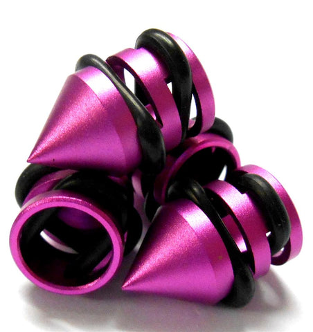 YT-0015PK RC 1/10 1/8 Body Shell Cover Marker Mark Hole Opener Pink Alloy x 4