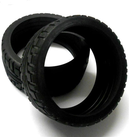 B7033T 1/8 Scale RC On Road Car / Buggy Rubber Tyres Tire Soft x 2