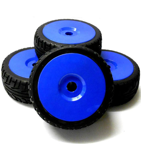 B7033BLUE 1/8 Scale Car Buggy On Road Wheels and Tyres RC Nitro Buggy Blue x 4