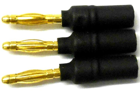 C0002A RC Connector 2.0mm Gold Male Bullet to 3.5mm Female Bullet Adapter