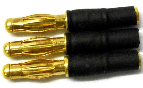 C0003B RC Connector 4mm 4.0mm Gold Male Bullet to 3.5mm Female Bullet Adapter