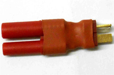C0023A RC Connector Male Female Adapter T-Plug Male to Red Housing Female