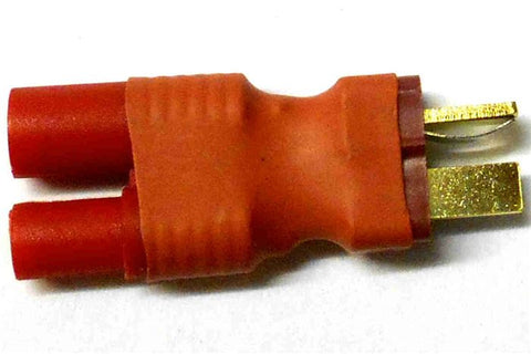 C0024 RC Connector Male Female Adapter T-Plug Male to Red Housing Female