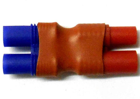 C0035A RC Connector Female EC3 to 2 Male 3.5mm Red Housing