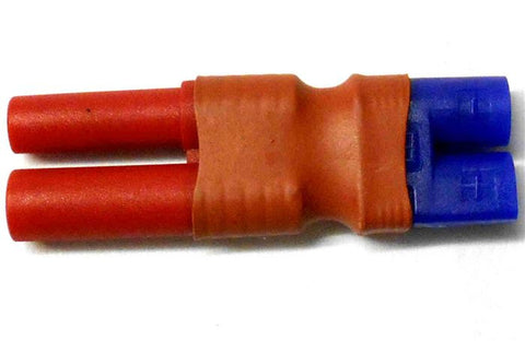C0036B RC Connector Male EC3 to 4mm 4.0mm Red Housing Female Connector Connecter
