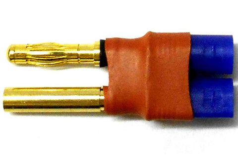 C0037B RC Connector Male EC3 to 4mm 4.0mm Banana Plug Adapter