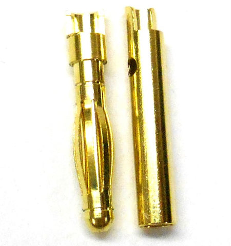 C0205 RC Connector 2mm 2.0mm Gold Plated Male and Female Bullet Banana x 1 Set