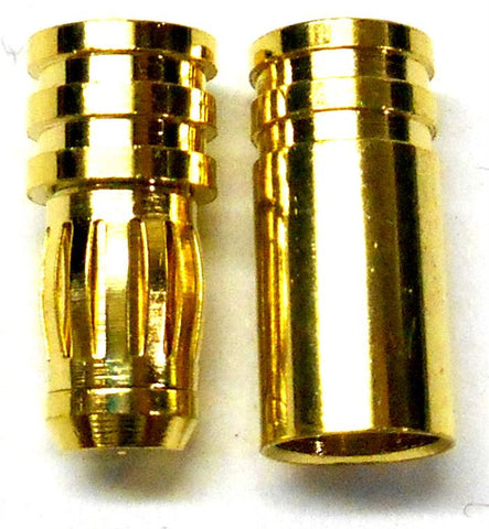C0501 RC Connector 5mm 5.0mm Gold Plated Male and Female Bullet Banana x 1 Set