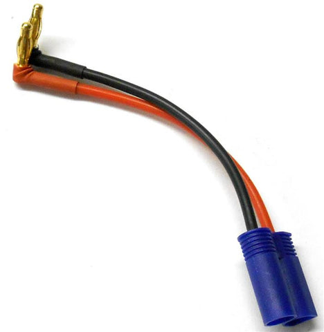 C4041B Male 4mm 4.0mm Gold Connector to Male EC5 Plug Adapter Convertor Wire RC