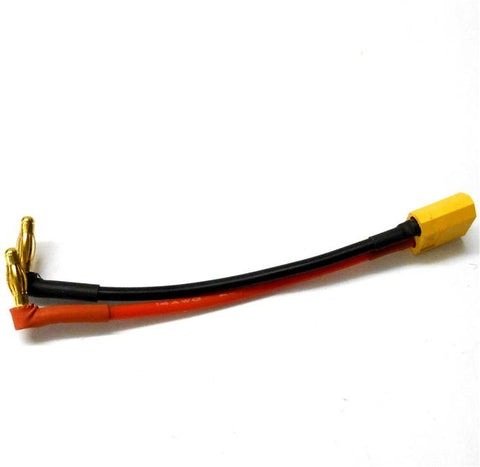 C4041C Male 4mm 4.0mm Gold Connector to Male XT60 XT-60 Adapter Convertor Wire