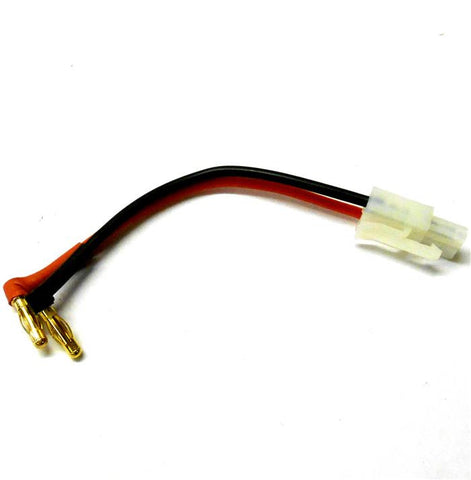 C4041Z Male 4mm 4.0mm Gold Connector to Male Large Tamiya Adapter Convertor Wire