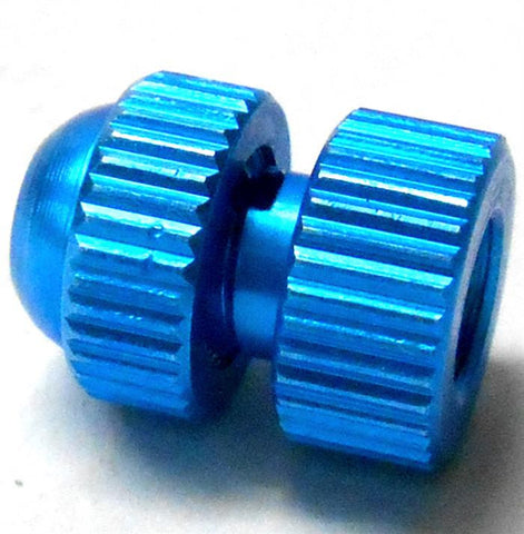 GT80242 RC Receiver Alloy Antenna Pipe Column Stand Blue x 1