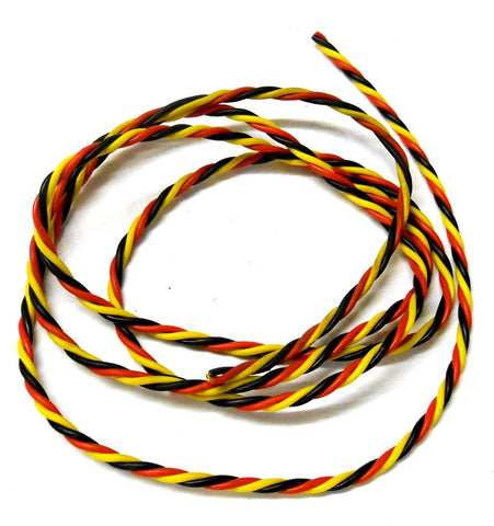 C1302-1 Hitec Extension Lead Wire Twisted 1m 100cm 22AWG