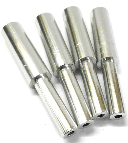 L11052 1/8 Scale RC Steering Servo Saver Post Column Silver Metal x 4 9mm Alloy