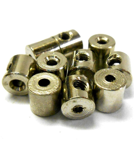 L11053 1/10 Scale Silver RC Throttle Collars Locators Stoppers x 10