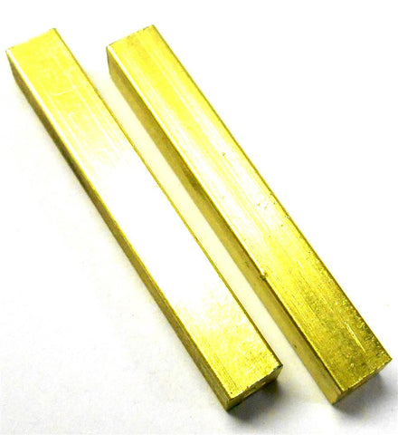 L11061 1/10 1/8 Scale Alloy Support Block Bridge x 2 M3 3mm Threaded Yellow 58mm