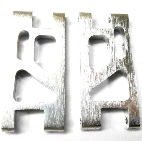 L11095 1/10 Scale Rear Lower Susp Suspension Arm Left / Right Silver Alloy Set