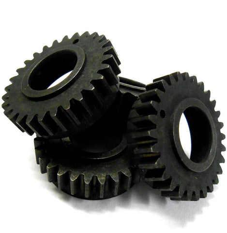 L11105 RC 1/8 Scale Metal Steel Gear Module 1 28T 28 Teeth Tooth x 4 Black