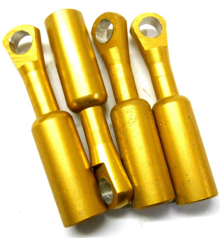 L11107b 1/8 Scale Pulling Arms Linkages Gold Orange x 4 58mm Track Rod Ends M3