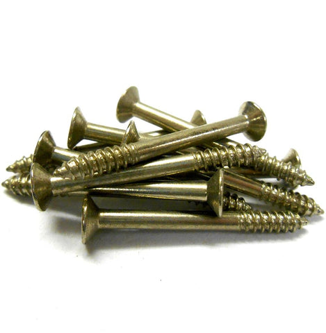 L11121 M3 3mm x 26mm Self Tapping Countersunk Screw x 10 Silver Cross Head